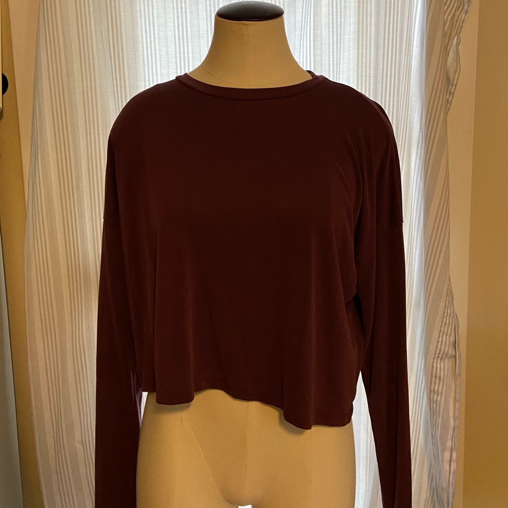 Forever 21 Dark Magenta Long Sleeve